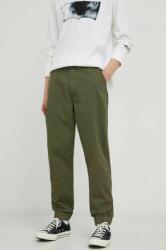 Levi's pantaloni barbati, culoarea verde, cu fason chinos PPYX-SPM050_81X