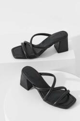 Answear Lab sandale de piele culoarea negru BPYX-OBD02O_99X
