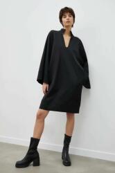 By Malene Birger rochie din lana culoarea negru, mini, oversize PPYX-SUD0JM_99X (Q71199009)