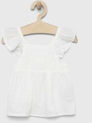 GAP bluza de bumbac pentru copii culoarea alb, neted PPYX-BDG029_00X