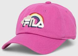 Fila șapcă din bumbac pentru copii culoarea violet, cu imprimeu PPYX-CAK007_44X