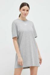 Reebok rochie culoarea gri, mini, oversize PPYX-SUD0WG_09X