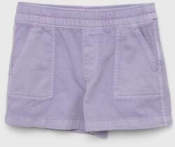 Gap pantaloni scurti din denim pentru copii culoarea violet, neted PPYX-SZG069_45X