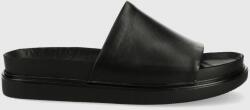 Vagabond Shoemakers slapi de piele Erin femei, culoarea negru, cu platforma PPYY-KLD03A_99X