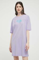 Moschino rochie culoarea violet, mini, oversize PPYX-SUD0EU_45X