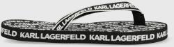 Karl Lagerfeld slapi KOSTA MNS barbati, culoarea negru, KL71003 PPYX-KLM06U_99X