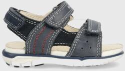 Geox sandale din piele pentru copii culoarea albastru marin PPYX-OBK0DG_59X