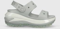 Crocs papuci Classic Mega Crush Sandal femei, culoarea gri, cu platforma, 207989 207989.007-007 PPYX-KLD0OK_09X