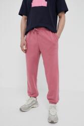 adidas pantaloni de trening culoarea roz, neted PPYX-SPM0DJ_30X (IC9775)