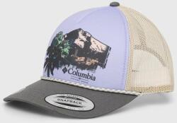 Columbia sapca culoarea violet, cu imprimeu PPYX-CAD07F_48X