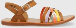 Pom D'api sandale din piele pentru copii culoarea maro PPYX-OBG19H_82X