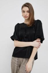 DKNY bluza femei, culoarea negru, neted PPYX-BDD06W_99X