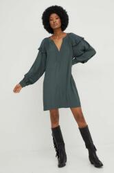 ANSWEAR rochie culoarea verde, mini, drept BBYX-SUD0CT_77X