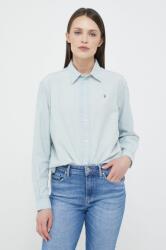 Ralph Lauren cămașă din bumbac femei, cu guler clasic, relaxed 211891420 PPYX-KDD044_05X
