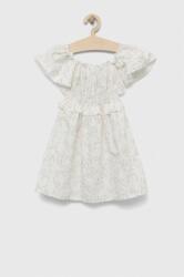 Birba&Trybeyond rochie din bumbac pentru copii culoarea alb, mini, evazati PPYX-SUG09M_00X