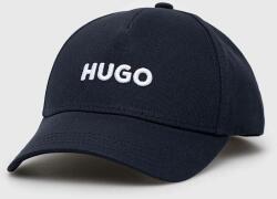 Hugo șapcă de baseball din bumbac culoarea albastru marin, cu imprimeu PPYX-CAM08J_59X