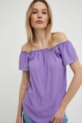 ANSWEAR bluza femei, culoarea violet, neted BBYX-BDD017_44X