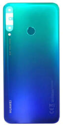 Huawei P40 Lite E gyári készülék hátlap, ujjlenyomat olvasóval, kék (Aurora blue) - gsmlive