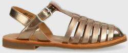 Pom D'api sandale din piele pentru copii culoarea auriu PPYX-OBG1BA_10Y