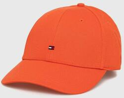 Tommy Hilfiger șapcă de baseball din bumbac culoarea portocaliu, neted PPYX-CAM04B_23X