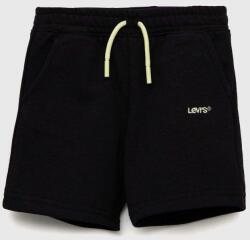 Levi's pantaloni scurti bebe culoarea negru, neted PPYX-SZK00J_99X
