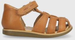Shoo Pom sandale din piele pentru copii culoarea maro PPYX-OBG1CJ_82X