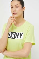 DKNY tricou femei, culoarea verde 9BYY-TSD06H_70X