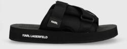 Karl Lagerfeld papuci ATLANTIK barbati, culoarea negru, KL70505 PPYX-KLM06S_99X