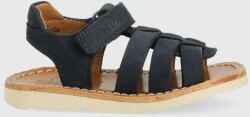 Pom D'api sandale din piele intoarsa pentru copii culoarea albastru marin PPYX-OBK115_59X