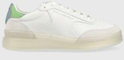 Karl Lagerfeld sneakers din piele BRINK NFT culoarea alb, KL53423 PPYX-OBM13H_00X