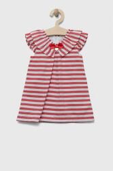 Birba&Trybeyond rochie din bumbac pentru bebeluși culoarea rosu, mini, evazati PPYX-SUG0A3_33X
