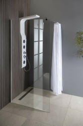 SAPHO Walk-In fix zuhanyfal 110x190 cm, átlátszó üveg WI111 (WI111)