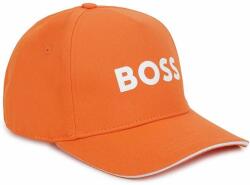 Boss caciula de bumbac pentru copii culoarea portocaliu, cu imprimeu PPYX-CAB01B_22X