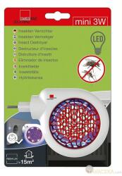 Mini UV szúnyog-légy csapda, hálózati, 3 watt Led