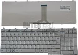 Toshiba Satellite P300 P305 L350 L355 L500 L505D L550 Qosmio G50 G55 X300 X305 A500 A500D A505 L555 ezüst magyar (HU) laptop/notebook billentyűzet