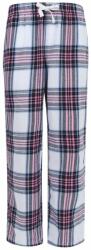 SF (Skinnifit) Pantaloni de pijama din flanelă pentru copii - Albă / roz | 11-12 ani (SM083-1000294225)