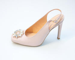 Baldaccini 1768500 női rózsaszín köves magassarkú cipő