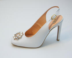Baldaccini 1768500 Női fehér köves magassarkú cipő