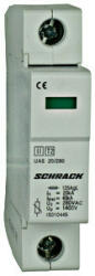 Schrack T2/C - levezető komplett 1p 20kA/280V - UAS sorozat Schrack IS010446 (IS010446)