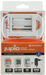 Jupio Kompakt világjáró univerzális Li-ion + AA/AAA + USB töltő