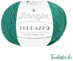 Scheepjes Terrazzo 753 Pavone - türkiz gyapjú fonal