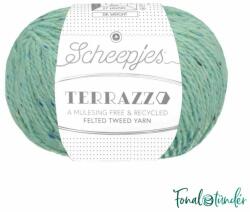 Scheepjes Terrazzo 755 Ciano - türkiz gyapjú fonal