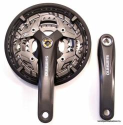 Shimano Hajtómű MTB alu Z 26-36-48 shimano FCM371 fekete