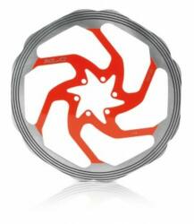XLC Féktárcsa piros-ezüst CNC 160 mm 124 g BR-X58
