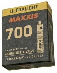 Maxxis Belső Maxxis 700X23/32C ULTRALIGHT Preszta szelepes 48 mm 75g