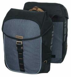 Basil dupla táska Miles Double Bag, Universal Bridge system, fekete szürke - dynamic-sport