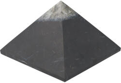  Sungit piramis, 10x10 cm, matt, kvarccal (gajpirsu10m)