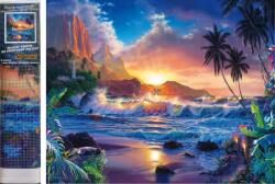 NORIMPEX - Puzzle Diamond Painting Západ slnka na ostrove 30x40cm - 1 - 39 piese