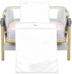 KikkaBoo Бебешки спален комплект за мини-кошара 5ч Dream Big Pink (41101050063) - salemax
