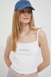Calvin Klein Jeans top női, fehér - fehér S - answear - 11 990 Ft